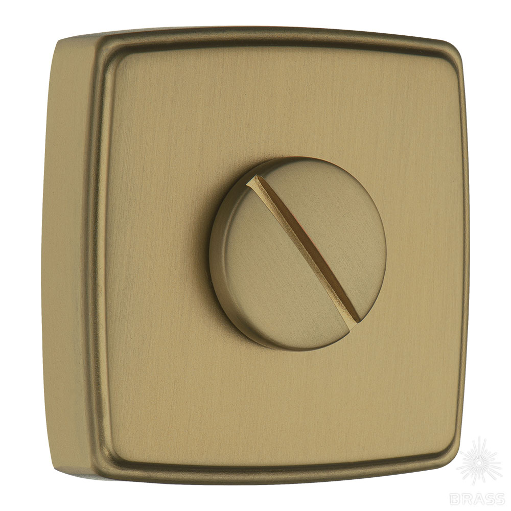 RO13W6 GB ROSET Накладка с поворотной кнопкой, матовая латунь
