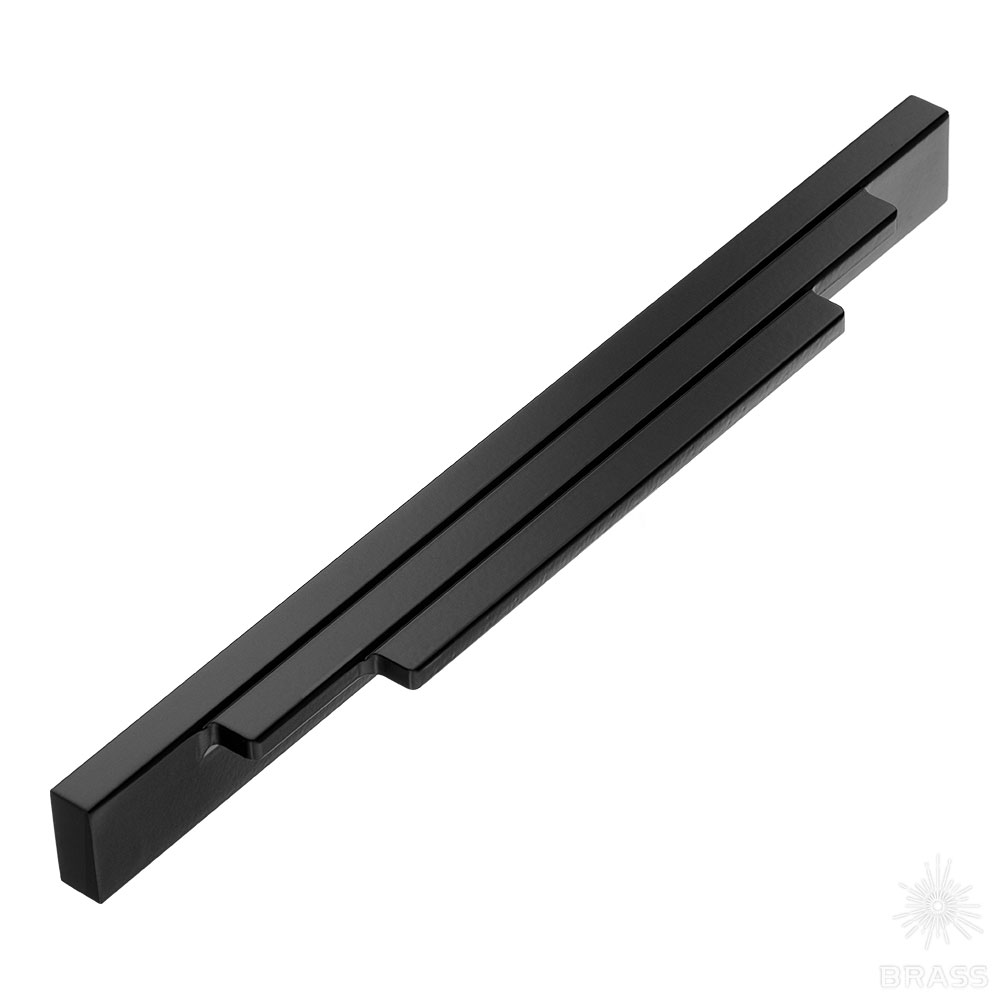 9429 0224 AL6 Ручка накладная, чёрный 224 мм