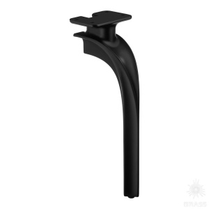 2390 0270 Matt Black Опора мебельная CRUZ, чёрный 270 мм