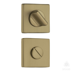 RO11W6 GB ROSET Накладка с поворотной кнопкой, матовая латунь