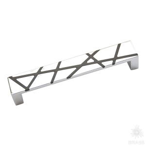 243160MP02PL16 Ручка скоба, глянцевый хром 160 мм